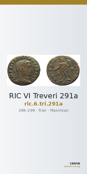 RIC VI Treveri 291a — CANOA