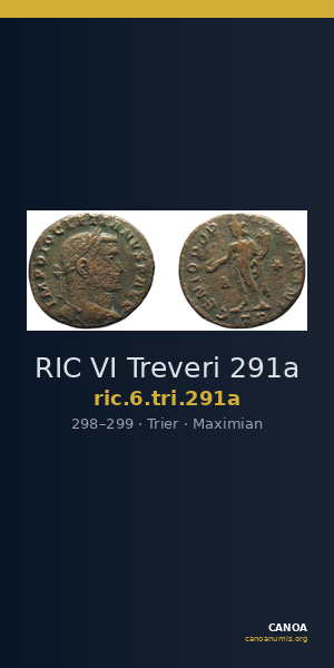 RIC VI Treveri 291a — CANOA