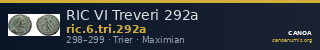 RIC VI Treveri 292a — CANOA