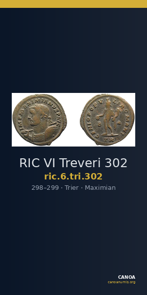 RIC VI Treveri 302 — CANOA