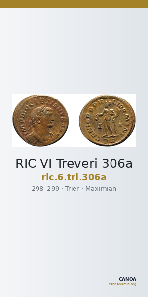 RIC VI Treveri 306a — CANOA