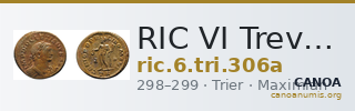 RIC VI Treveri 306a — CANOA