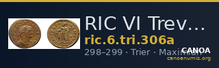 RIC VI Treveri 306a — CANOA