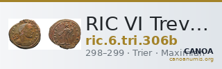 RIC VI Treveri 306b — CANOA