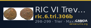 RIC VI Treveri 306b — CANOA