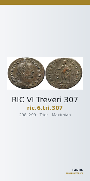 RIC VI Treveri 307 — CANOA