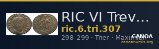 RIC VI Treveri 307 — CANOA