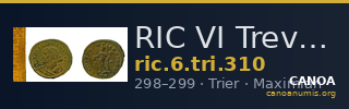 RIC VI Treveri 310 — CANOA