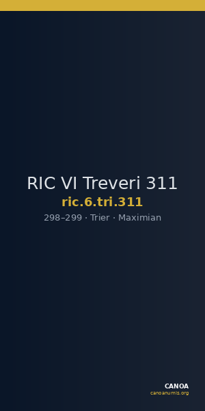 RIC VI Treveri 311 — CANOA