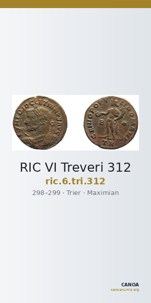 RIC VI Treveri 312 — CANOA