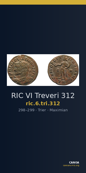 RIC VI Treveri 312 — CANOA