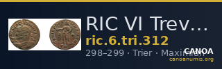RIC VI Treveri 312 — CANOA