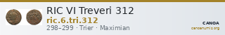 RIC VI Treveri 312 — CANOA