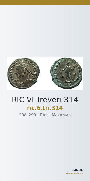 RIC VI Treveri 314 — CANOA
