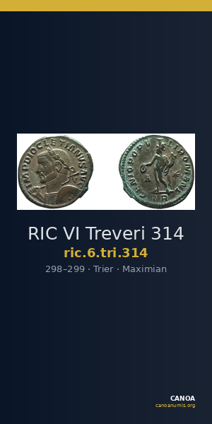 RIC VI Treveri 314 — CANOA