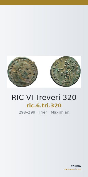 RIC VI Treveri 320 — CANOA