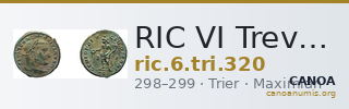 RIC VI Treveri 320 — CANOA