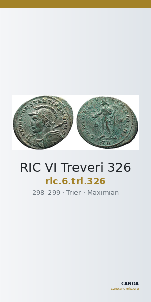 RIC VI Treveri 326 — CANOA
