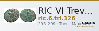 RIC VI Treveri 326 — CANOA