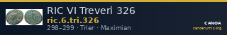 RIC VI Treveri 326 — CANOA