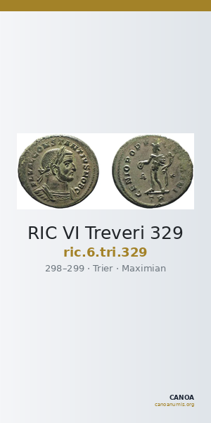 RIC VI Treveri 329 — CANOA