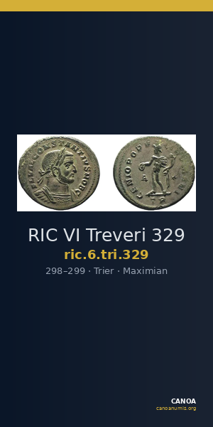 RIC VI Treveri 329 — CANOA