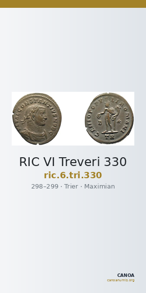 RIC VI Treveri 330 — CANOA