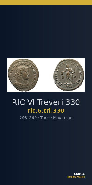 RIC VI Treveri 330 — CANOA