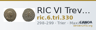 RIC VI Treveri 330 — CANOA