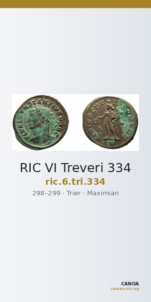 RIC VI Treveri 334 — CANOA