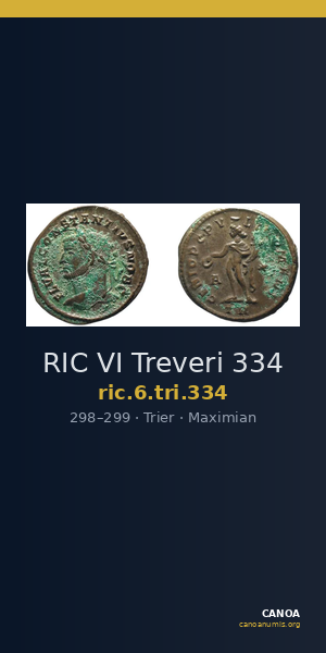 RIC VI Treveri 334 — CANOA