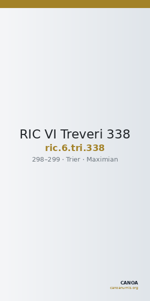 RIC VI Treveri 338 — CANOA