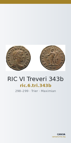 RIC VI Treveri 343b — CANOA