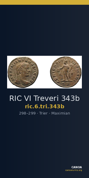 RIC VI Treveri 343b — CANOA