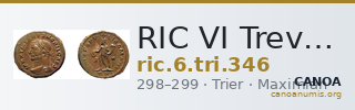 RIC VI Treveri 346 — CANOA