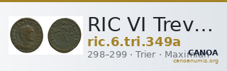RIC VI Treveri 349a — CANOA