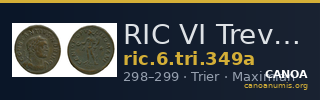 RIC VI Treveri 349a — CANOA