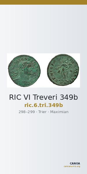 RIC VI Treveri 349b — CANOA
