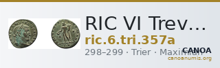 RIC VI Treveri 357a — CANOA