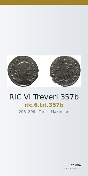 RIC VI Treveri 357b — CANOA