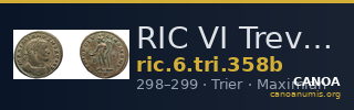RIC VI Treveri 358b — CANOA
