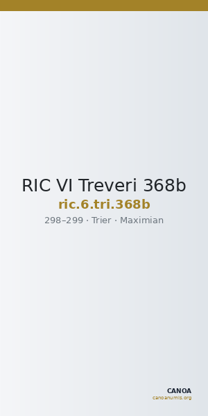 RIC VI Treveri 368b — CANOA