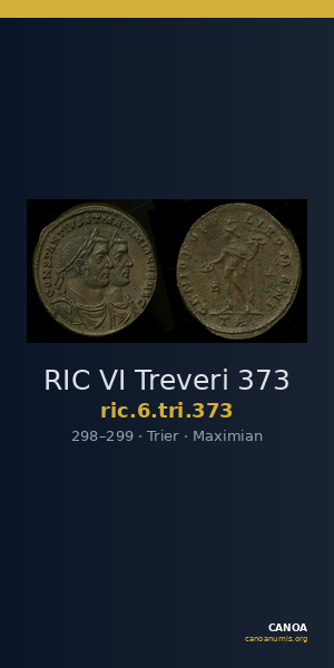 RIC VI Treveri 373 — CANOA