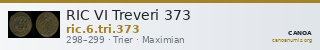 RIC VI Treveri 373 — CANOA