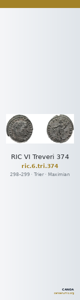 RIC VI Treveri 374 — CANOA