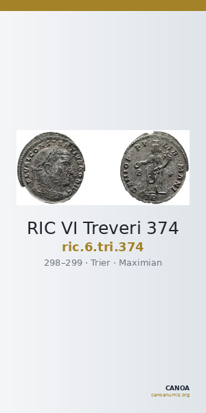 RIC VI Treveri 374 — CANOA