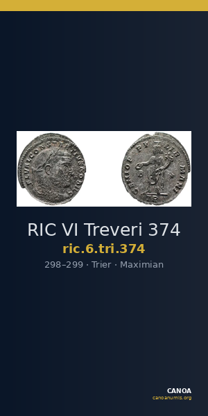 RIC VI Treveri 374 — CANOA
