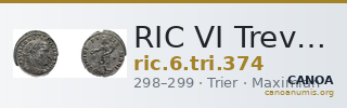 RIC VI Treveri 374 — CANOA