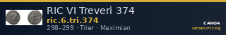RIC VI Treveri 374 — CANOA