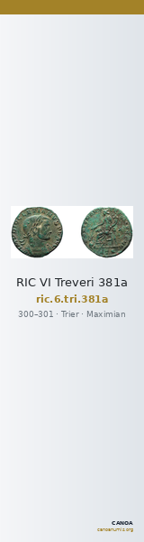 RIC VI Treveri 381a — CANOA